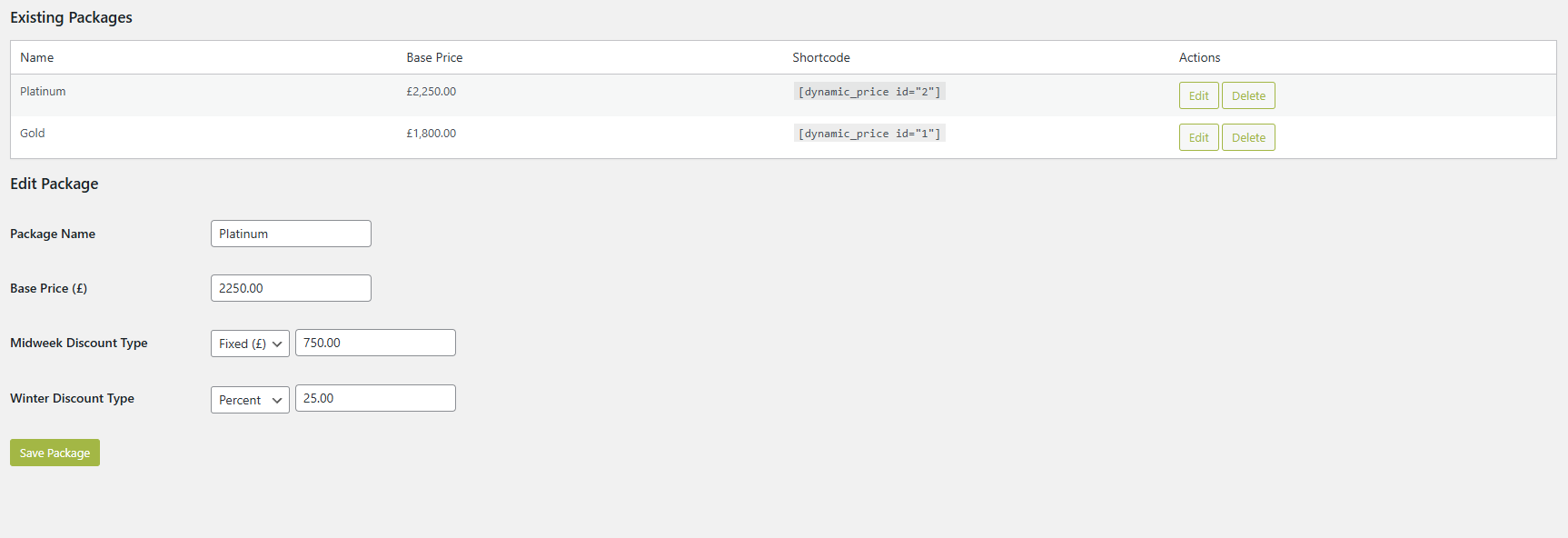 Logs Page